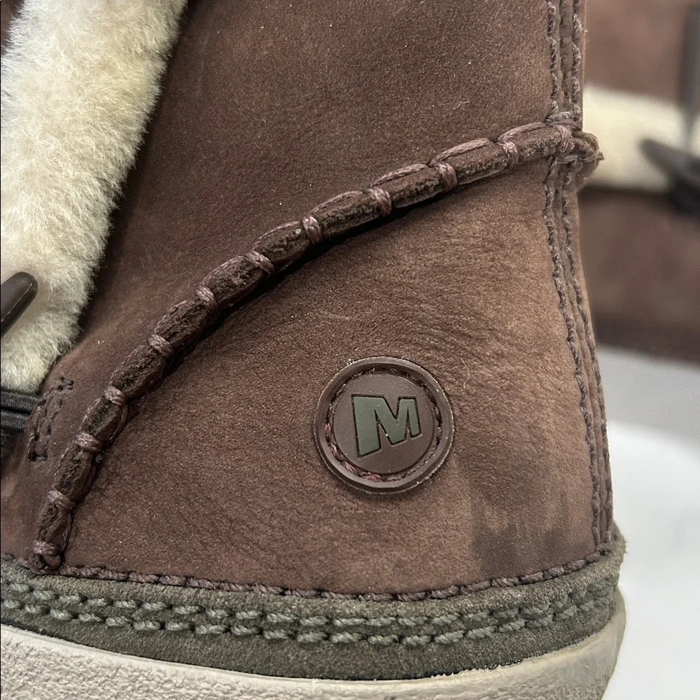 Merrell Spirit Tibet High Espresso Winter Boots Thinsulate Polartec - 11 Women’s